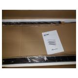 Rolanstar Console Table with Shelves, 40â Rustic Entryway Table, Wood Sofa Table with Retro Metal Frame for Entryway, Living Room, Hallway, Sofa, Rustic Brown