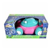 Sunny Days Entertainment Maxx Bubbles Bubble-N-Go Toy Mower with Refill Solution, Pink