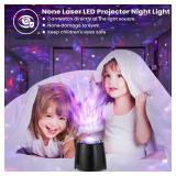 Ocean Wave Light Projector,Elfeland Christmas Projector Light Ocean Noise Star Night Lights Skylights Projector for Bedroom,Outdoor,Kid