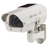 Solar Battery Powered, Fake Security Camera, Dummy Cameras, Realistic Look, Easy to Install,