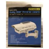 Solar Battery Powered, Fake Security Camera, Dummy Cameras, Realistic Look, Easy to Install,