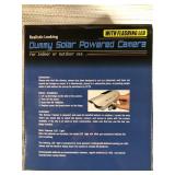 Solar Battery Powered, Fake Security Camera, Dummy Cameras, Realistic Look, Easy to Install,