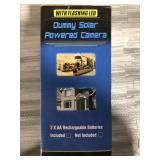 Solar Battery Powered, Fake Security Camera, Dummy Cameras, Realistic Look, Easy to Install,