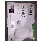 Sunco Lighting 6 Pack BR40 LED Bulb, 17W=100W, Dimmable, 5000K Daylight, 1400 LM, E26 Base, Indoor Flood Light for Cans - UL & Energy Star - DAMAGED BOX, LIGHTS IN GOOD CONDITION