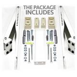 ALPINE HARDWARE Universal Window Air Conditioner Bracket - Heavy-Duty Window AC Support - Support Air Conditioner Up to 180 lbs. - for 12000 BTU AC to 24000 BTU AC Units (Heavy Duty)