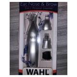 Wahl Ear, Nose, & Brow Trimmer Clipper â Painless Eyebrow & Facial Hair Trimmer for Men & Women, Battery Included Electric Groomer