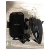 Nalwort Wireless Car Charger 15W Qi Fast Charge with Metal Frame Dashboard and Air Vent Phone Holder Auto Clamping Wireless Car Charger Mount Compatible for iPhone 11/XR/X, Samsung S20/S10 and More