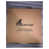 Outdoor String Lights Newpow 48ft with 23+2 Spare Bulbs, Shatterproof Dimmable Waterproof, LED 1W 60LM 2200K Warm Glow for Indoor/Outdoor Decoration and Lighting -Black Wire