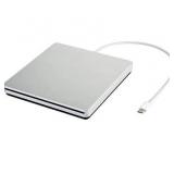 Oulin External CD DVD Drive USB C CD DVD Burner/Writer Slim Portable Slot in CD DVD Reader for MacBook Pro/Air/Mac/Laptop/Windows10 (Sliver)