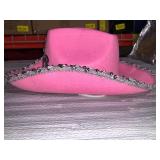 Child Pink Blinking Tiara Cowboy Hat