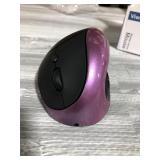 Viwind Wireless Mouse 2.4G Ergonomic Vertical Optical Mouse with Nano Receiver,4 Adjustable DPI 800/1200/ 1600/2400,Rechargeable Li-Battery,6 Buttons for Computer,Notebook, PC, Laptop, MacBook(Purple