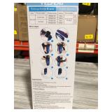 VELPEAU Ankle Support Brace for Men & Women, Ankle Stabilizer, Stirrup Splint for Sprains, Tendonitis, Volleyball, Basketball, Sprained Ankle, Reversible Left & Right Foots, One Size Fits Most (Blue)