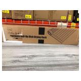 Surpahs Over The Sink Multipurpose Roll-Up Dish Drying Rack (Warm Gray, Large - 20.5" x 13.1")