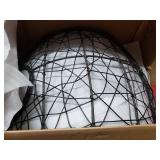 Kylie Wicker Hanging Basket Cushioned Chair by Christopher Knight Home