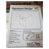 Paxberry Whitewash One Drawer Nightstand- Retail:$108.49