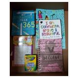 Kids Box Of Crayons And Coloring Book, Word Find