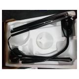 Simple Designs - Floor Lamp with Reading Light - Black