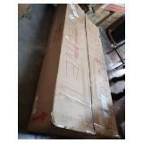 Theo Outdoor Acacia Wood 5 Seater Sectional Sofa Set with Water Resistant Cushions by Christopher Knight Home- Retail:$1786.39