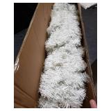 White Artificial PVC Christmas Tree w/Stand Holiday Decor- Retail:$76.98