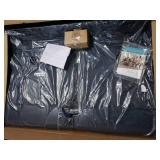 Abbyson Newton Sofa Bed Sectional, Navy Blue- Retail:$999.99