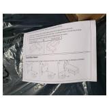 Abbyson Newton Sofa Bed Sectional, Navy Blue- Retail:$999.99