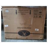 Hand Painted Acrylic Wall Art Blue Forrest on a 47 x 35 Rectangular Canvas with a Silver Wooden Frame- Retail:$279.99