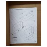 Prepac Milo 2 Drawer Tall Nightstand with Open Shelf