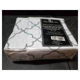 == Spirit Linen Home Royal Luxurious Collection 6pc Queen Gray White Set 158896