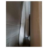 Linon Monte Carlo Stationary Bar Stool, Dark Red Vinyl- Retail:$109.99