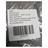 Geo Tufted Duvet Cover 86x86"