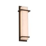 Justice Design Clouds Monolith Dark Bronze 20-inch LED Wall Sconce, Clouds Shade- Retail:$338.00