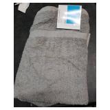 ROOM ESSENTIALS Mist Gray Bath Towel, 27" x 52"
