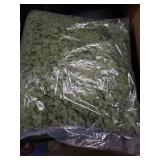 MinaVictory Green Shag Throw Pillow, 20x20 Inches