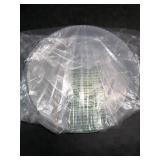 Set Of 4 Clear Plastic Plant Drain Bases