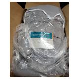 Comfort Spaces Cavoy 5-Piece Polyester Filled Tufted Comforter Set, Grey, Queen