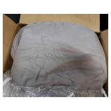 Comfort Spaces Cavoy 5-Piece Polyester Filled Tufted Comforter Set, Grey, Queen