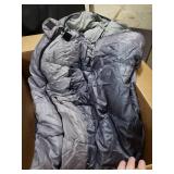 Single Person Sleeping Bag With Pillow And Carry Case, Gray