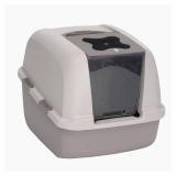Catit Jumbo Hooded Litter Pan - Gray