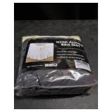 Rajlinen Wrap Around Bed Skirt Grey, King