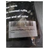 Rajlinen Wrap Around Bed Skirt Grey, King