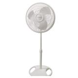 Lasko 16" 3-Speed Adjustable Tilting Oscillating Standing Pedestal Fan, White