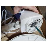 Lasko 16" 3-Speed Adjustable Tilting Oscillating Standing Pedestal Fan, White