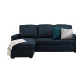 Abbyson Newton Sofa Bed Sectional, Navy Blue- Retail:$999.99