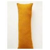 Waffle Pillow 12x36" Orange