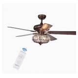 Warehouse Of Tiffany Ceiling Fan- Retail: $325.48
