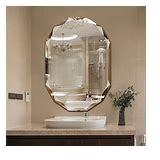 Single Beveled Edge Bath Wall Vanity Mirror- Retail:$119.49