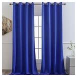 YGO 52x95 Royal Blue Curtain Set