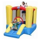 Action Air Bounce House, Toddler Inflatable Bounce House with Blower