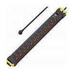 RST 12 Outlet Heavy Duty Surge Protector