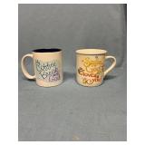 Two inspirational coffee mugs